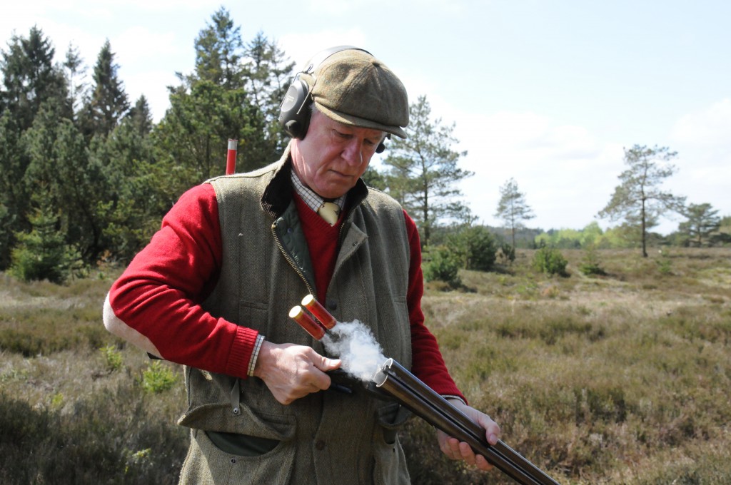 William Powell og mig. Selm med en alder over 100 år er det et topgevær, som jeg med glæde ville bruge på en skotske grouse moor