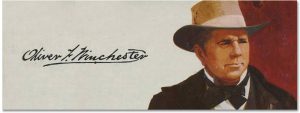 Oliver Winchester lægger 150 år efter stadig navn til geværer og rifler. (Foto fra winchestercollector.org)